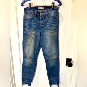 Madewell 10” High Rise Skinny Skinny Jeans